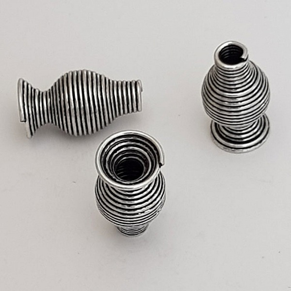 Spiral Cone Cup N&deg;10 Aged Silver.