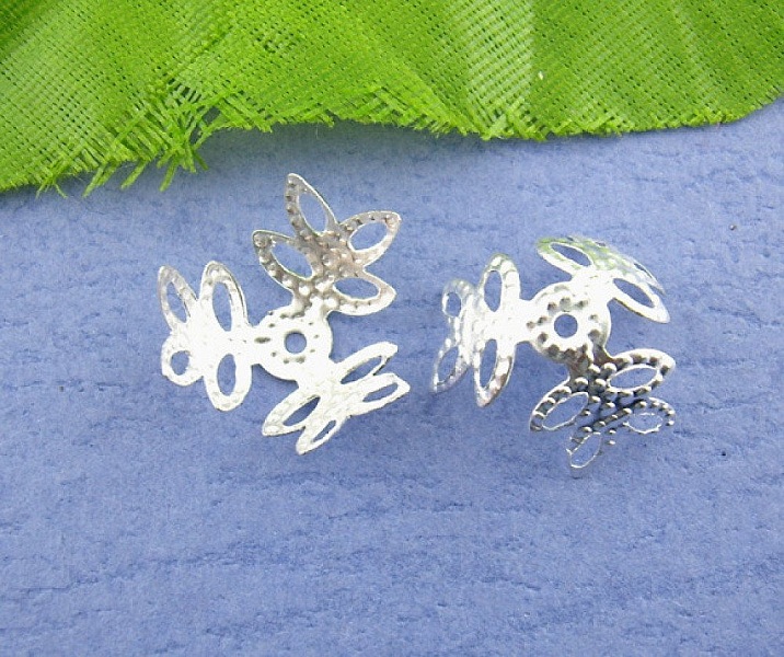 Vannmerket s&oslash;lvblomst legering sk&aring;l x 300