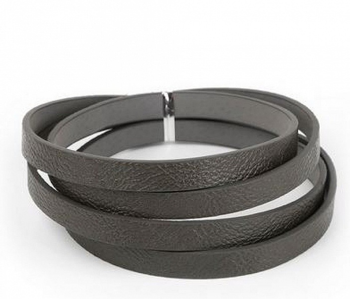 L&aelig;r 10 mm m&oslash;rk gr&aring; 1 meter