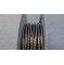 Lær Bronse Speil 06 mm Swarovski Strass per 20 cm