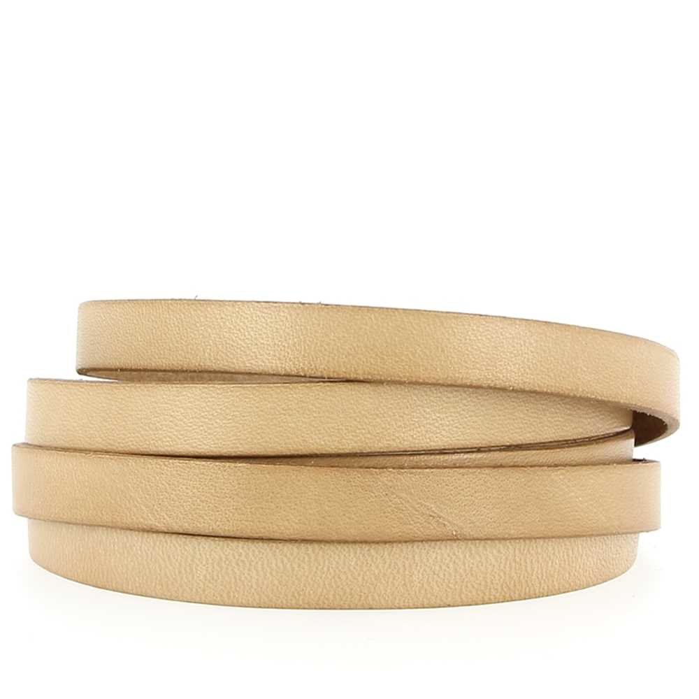 Slipt flatt kalveskinn 10 mm glatt per 20 cm