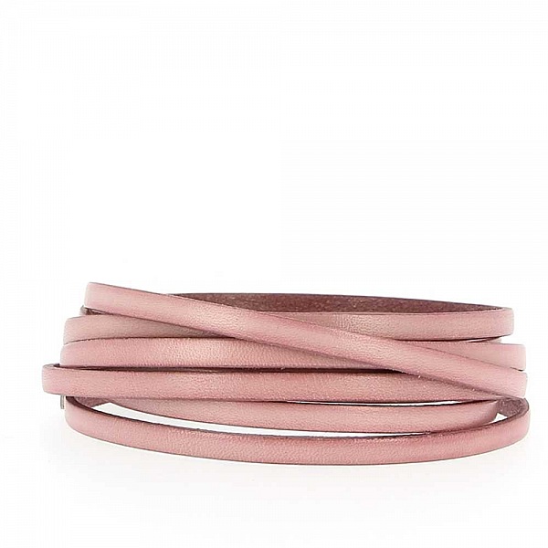 06 mm Violetta L&aelig;r Glatt per 20 cm