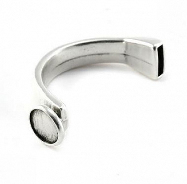 Halvarmb&aring;nd i Zamak 12 mm x 03 mm