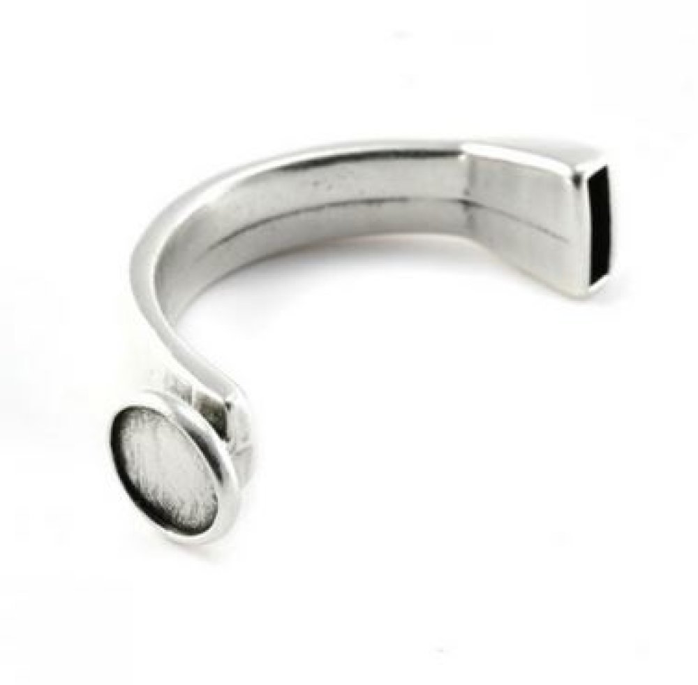 Halvarmbånd i Zamak 12 mm x 03 mm
