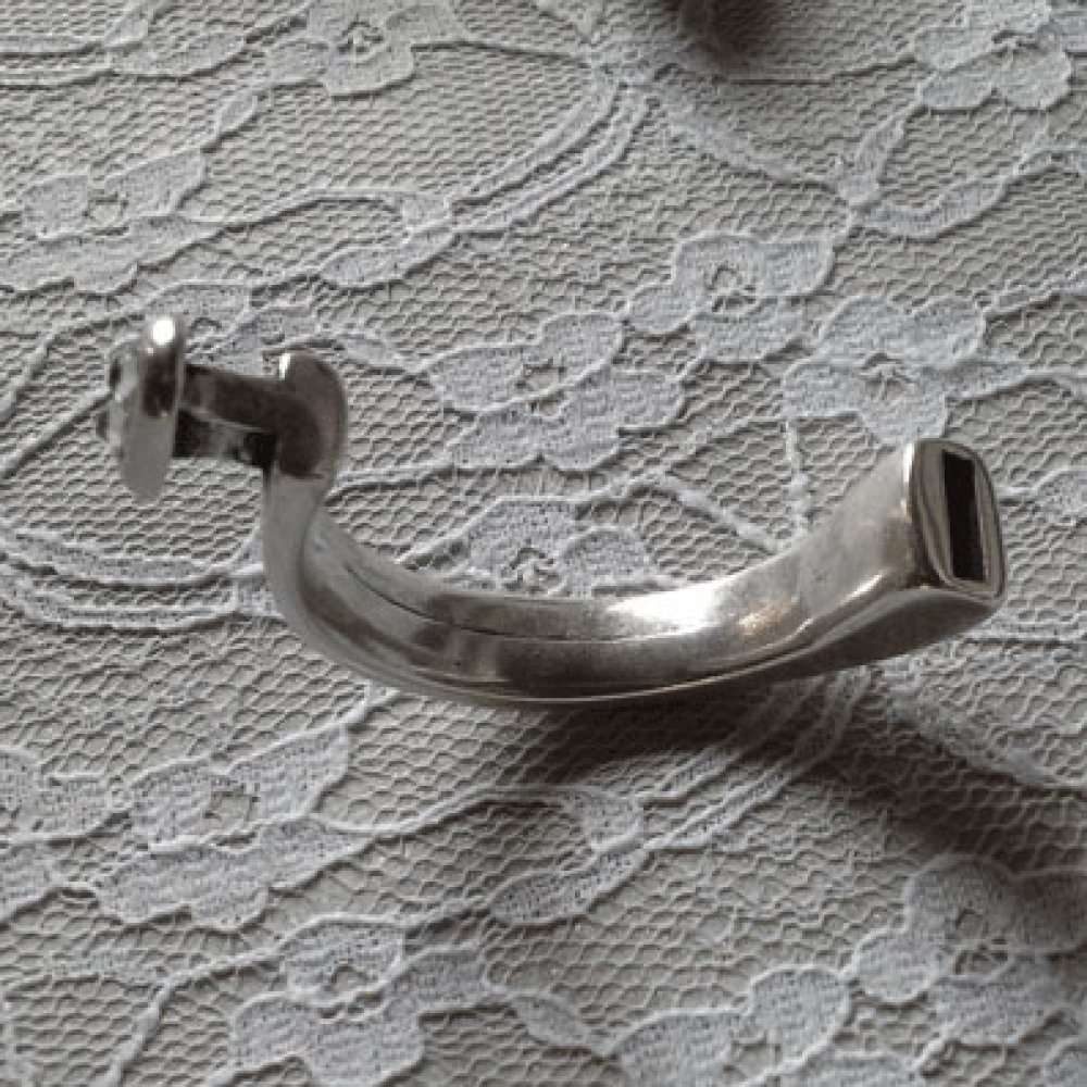 Halvarmbånd i Zamak 10 mm x 2,5 mm