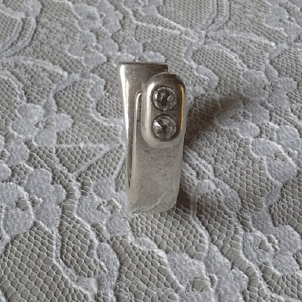 Halvarmbånd i Zamak 10 mm x 05 mm