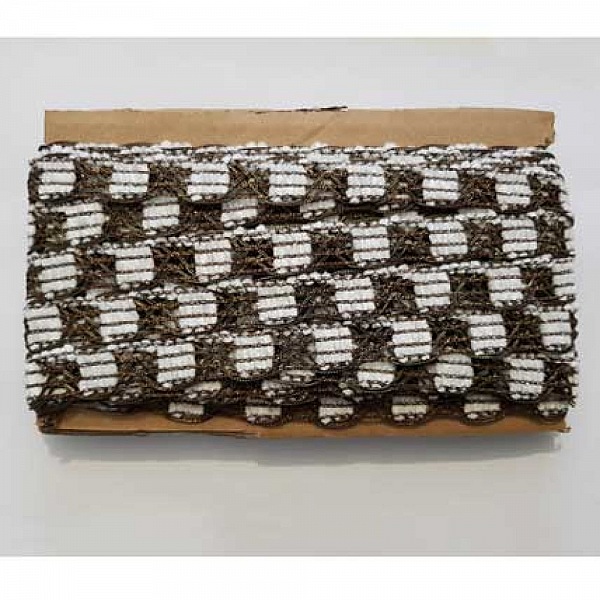 Dentelle Galon N&deg;02 Blanc 20 mm