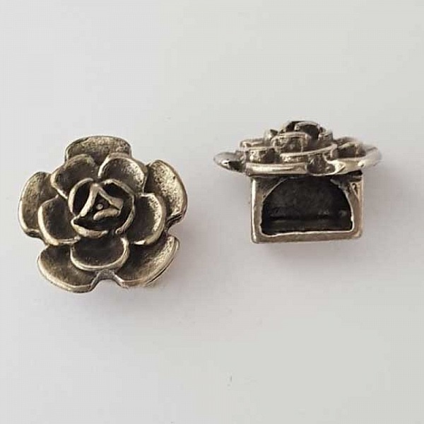 Embout de finition N&deg;04 pour cuir 10 mm demi rond creux