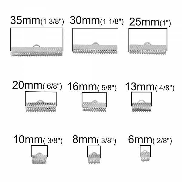 Endehette for ledning 35 x 08 mm S&oslash;lv