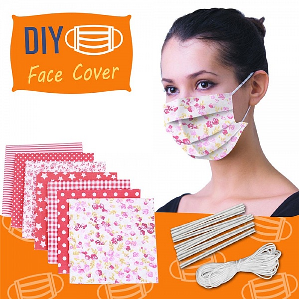 Maske materialpakke R&oslash;d