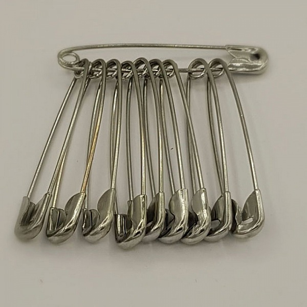 Sikkerhetsn&aring;ler 55 mm x 10 stk