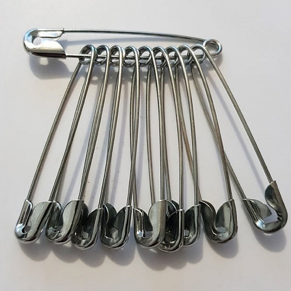 Sikkerhetsn&aring;ler 55 mm x 10 stk