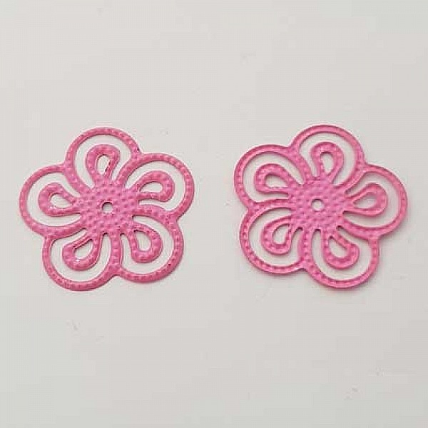 Estampe N&deg;03 Rosace Rose 25 mm