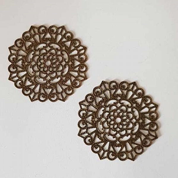 Estampe N&deg;22 Rond 33 mm Bronze