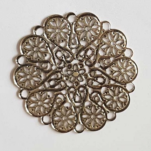 Estampe N&deg;27 Rond 49 mm Argent