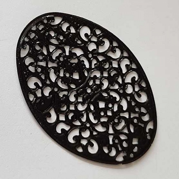 Estampe N&deg;30 Ovale 55 mm Noir