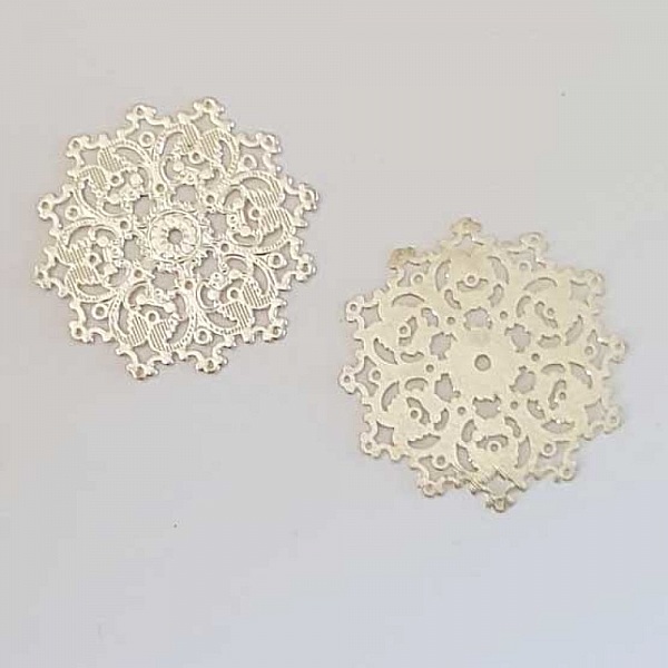 Estampe N&deg;32 Rond 20 mm Argent