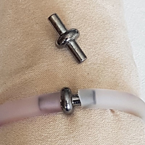 Metallpistolspenne for hul pvc-snor 6,5 mm