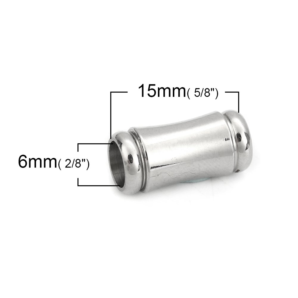 Magnetlås Rustfritt stål 06 mm Sølv N°04
