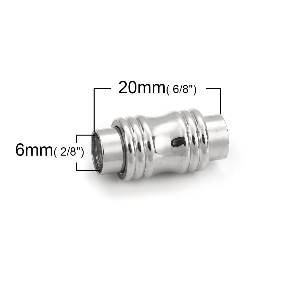 Magnetlås Rustfritt stål 06 mm Sølv nr. 05