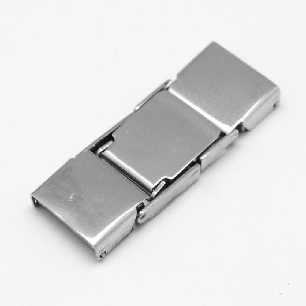 Kloklemme for lær 10 mm bred N°04