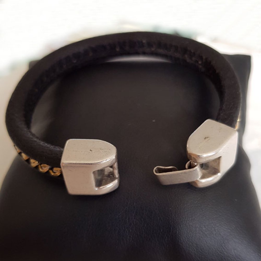 Zamak kroklås for lær 10 mm Régaliz
