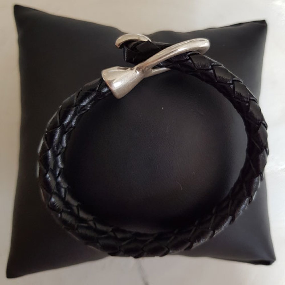 Zamak kroklås for lær Rund 05 mm
