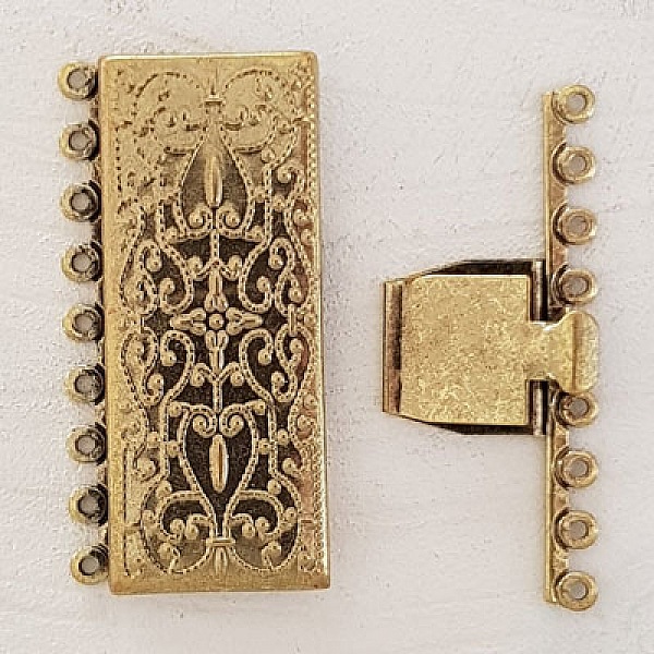 Rektangul&aelig;r l&aring;s Multi-Ranks Bronse.