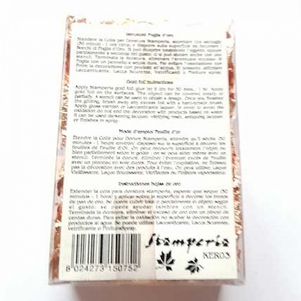 Gullblader i stampedia flak