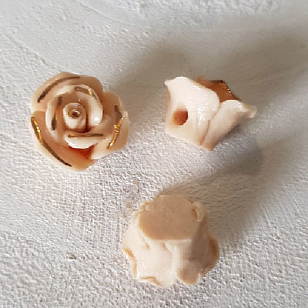 Fleur Fa&iuml;ence 15 mm nr. 01-02 Beige