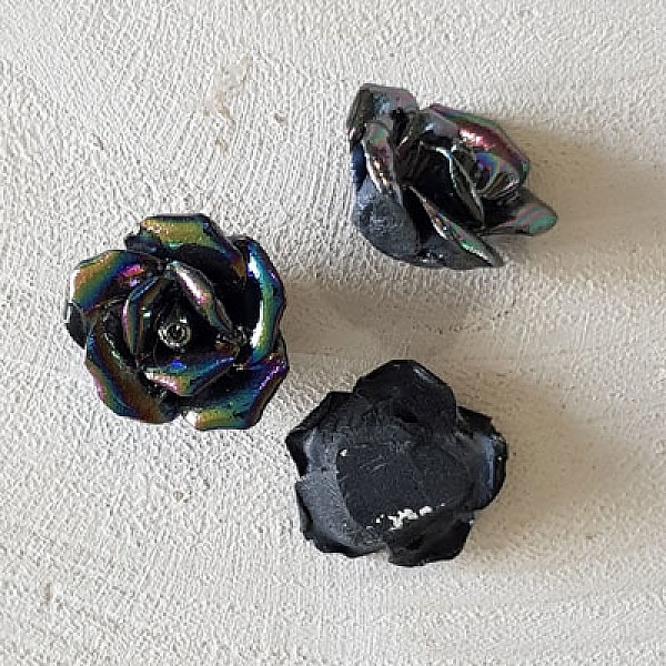 Blomst 15 mm N&deg;02-03 Krom