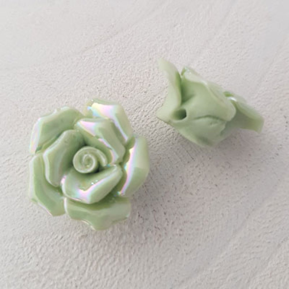 Blomst 20 mm N°02-10 Turkisgrønn