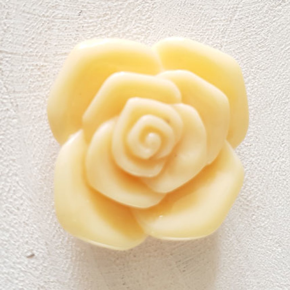 Syntetisk blomst 37 mm N°06-04 Elfenbein