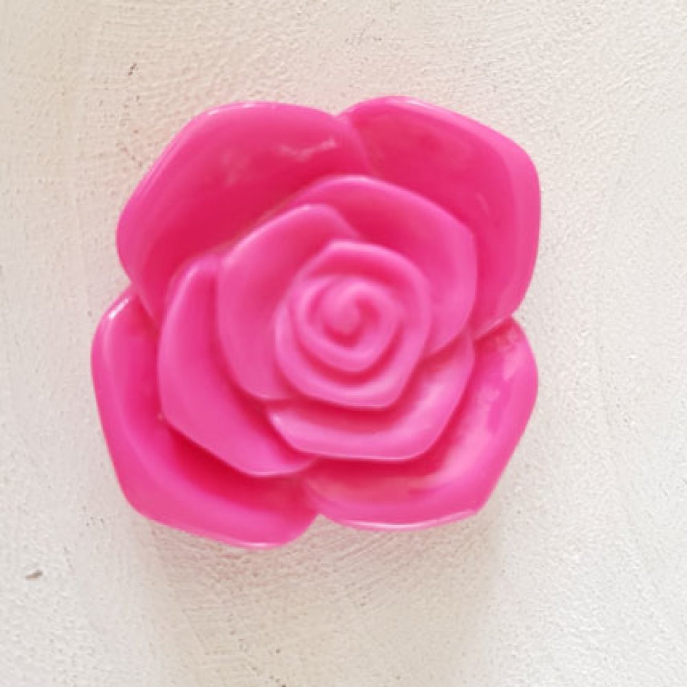 Syntetisk blomst 37 mm N°06-07 Fluorescerende rosa