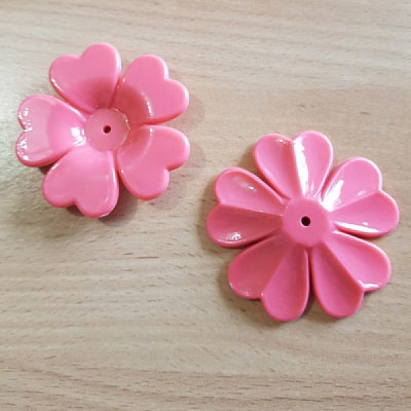 Syntetisk blomst nr. 01-01 M&oslash;rk rosa