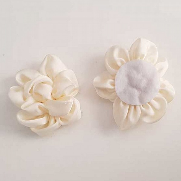 Fleur Tissus Uni 7/8 p&eacute;tales N&deg;02-01