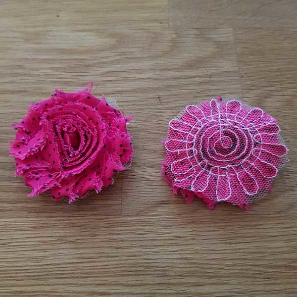 Flosset stoffblomst nr. 41