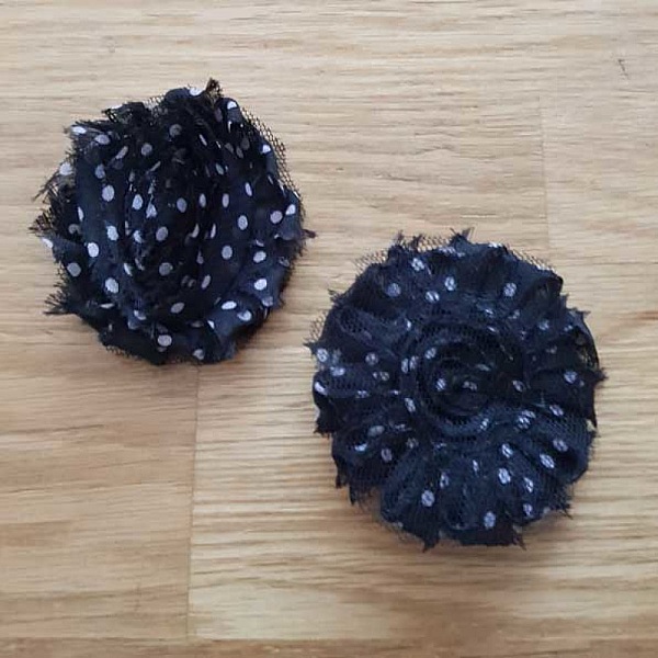 Flosset stoffblomst nr. 42