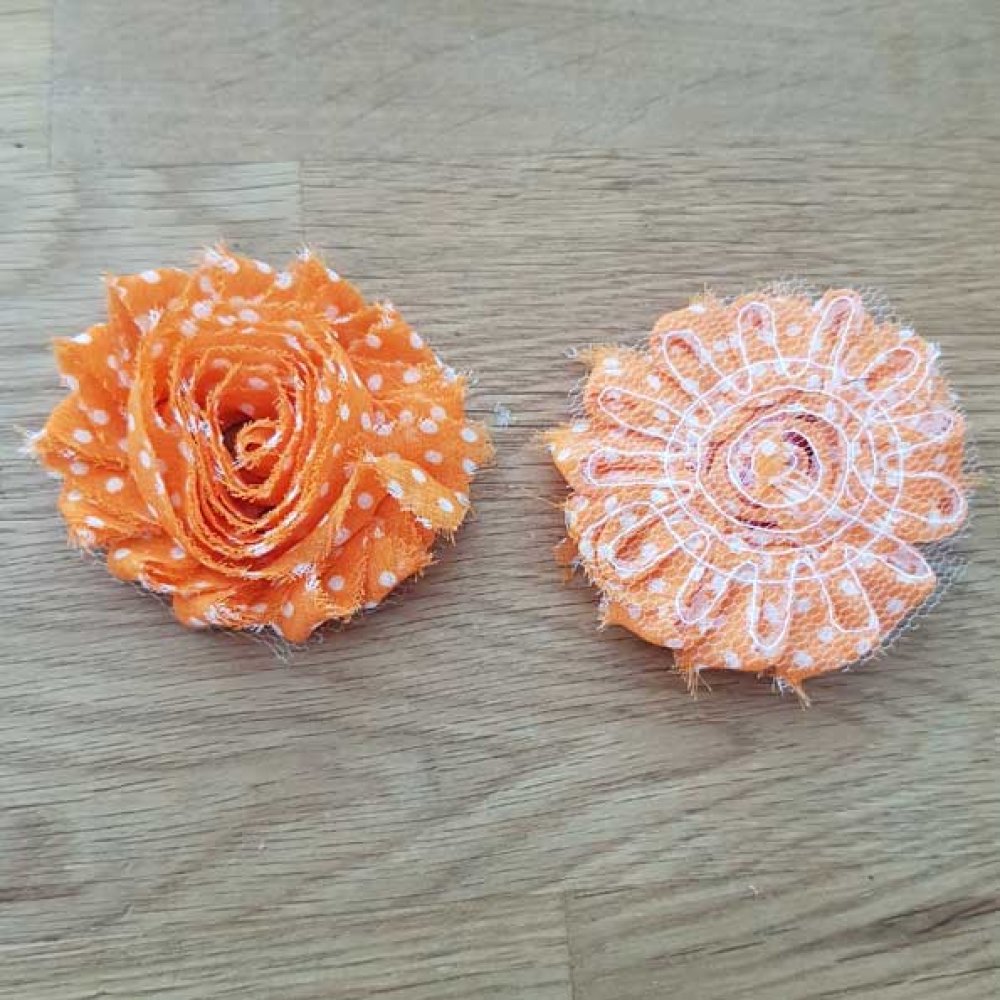 Flosset stoffblomst nr. 56