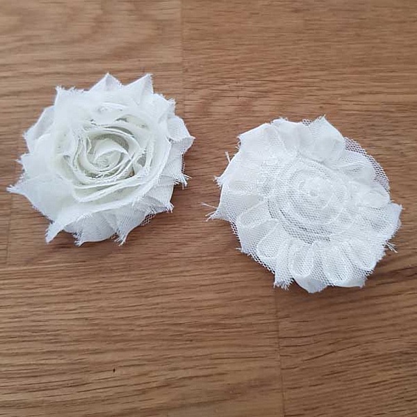 Flosset stoffblomst nr. 66