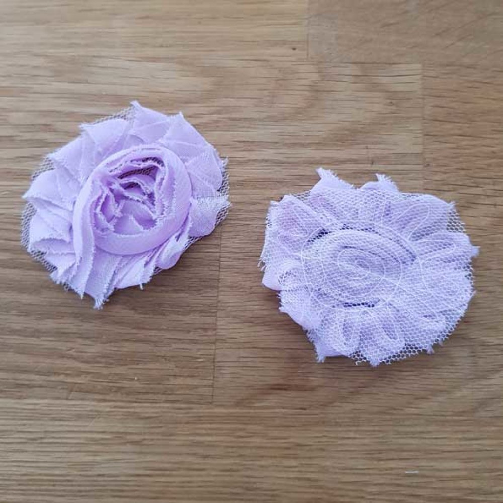 Flosset stoffblomst nr. 70
