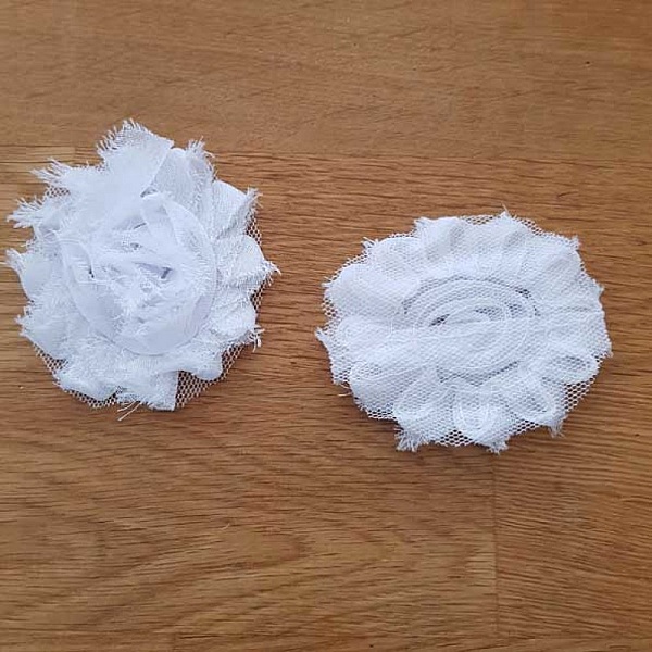 Flosset stoffblomst nr. 78