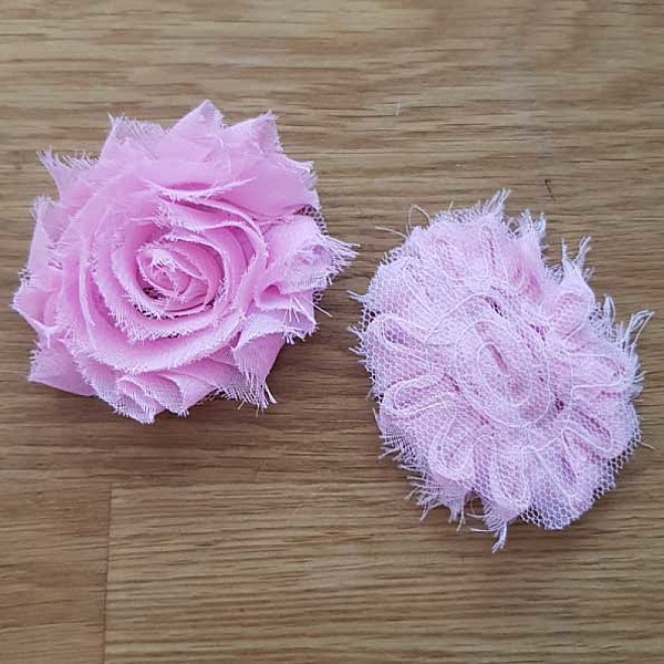 Fleur Tissus effiloch&eacute;e Fantaisie N&deg;08