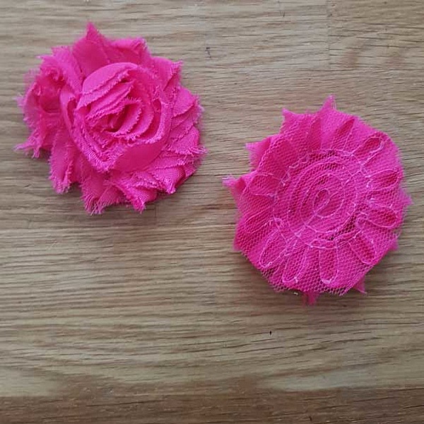 Fleur Tissus effiloch&eacute;e Fantaisie N&deg;28