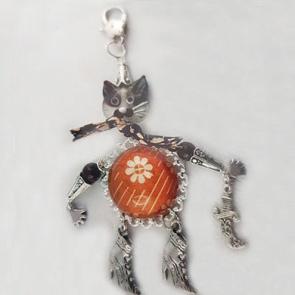 Kit Poup&eacute;e Porte Cl&eacute; Max le Chat N&deg;02