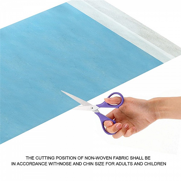 Maskefremstillingssett med filter nesebrob&aring;nd og &oslash;reb&oslash;yle