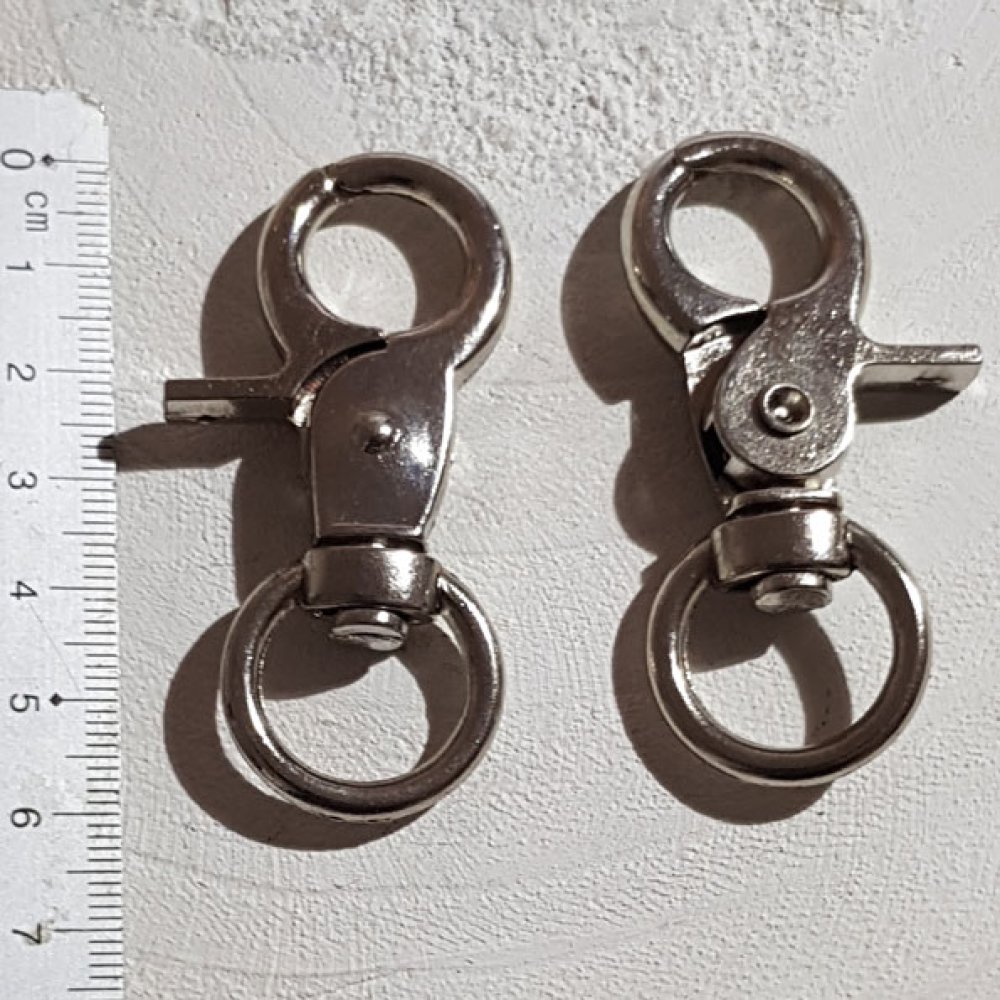 Sett med 2 nøkkelringlås N°04