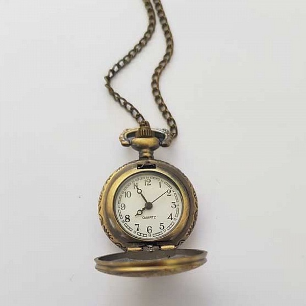 Divers 01 Bronze Antique Gusset ur med kjede