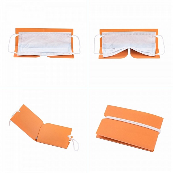 Plastic Storage Clip Organiser Orange