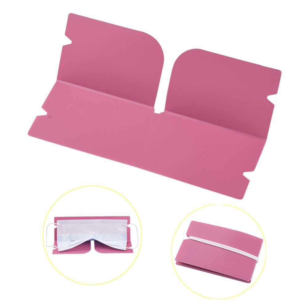 Oppbevaringsklips i plast, rosa